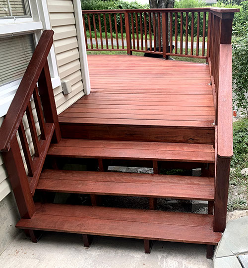 Finished Wood Stairs