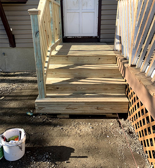 Wood Stairs Construction